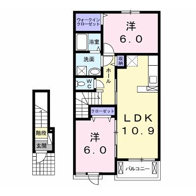 プランドール　ソフィア 203【管理NO：1-018229301-02030】 ★家具家電は申し込み後に搬入しますの物件画像