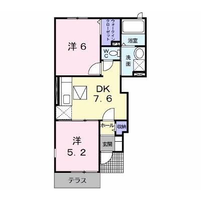 ブライトーＵ　Ａ 101【管理NO：1-014984201-01010】 ★家具家電は申し込み後に搬入しますの物件画像