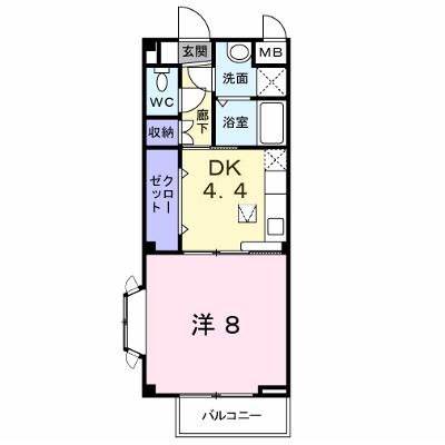 レトロヴィラⅠ 105【管理NO：1-014219501-01040】 ★家具家電は申し込み後に搬入しますの物件画像