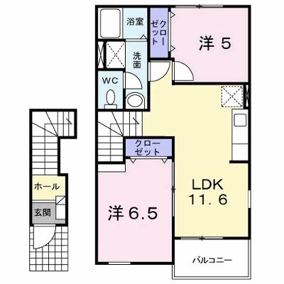 グレイスコート　Ⅱ 202【管理NO：1-014108501-02020】 ★家具家電は申し込み後に搬入します★の物件画像