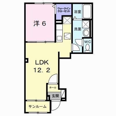 ラ・ポーズ葛原 103【管理NO：1-028509601-01030】 ★家具家電は申し込み後に搬入します 2026年09月下旬入居可能の物件画像