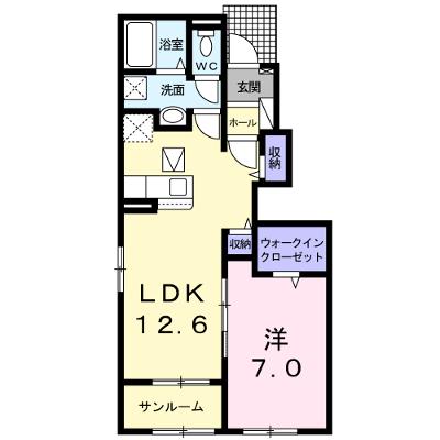 ＰＯＰＯＲＡ　Ⅲ 105【管理NO：1-025618803-01040】 ★家具家電は申し込み後に搬入します 2026年08月中旬入居可能の物件画像