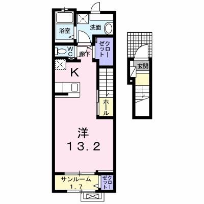 ベルデ　ハイム 205【管理NO：1-024869901-02040】 ★家具家電は申し込み後に搬入します 2026年07月中旬入居可能の物件画像