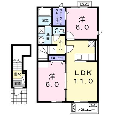 コスモス　Ｉ 202【管理NO：1-024049003-02020】 ★家具家電は申し込み後に搬入します 2026年07月下旬入居可能の物件画像