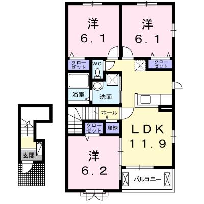 メーシャイン 203【管理NO：1-021797301-02030】 ★家具家電は申し込み後に搬入します★の物件画像