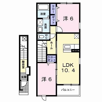 セゾン・クレール 202【管理NO：1-017817301-02020】 ★家具家電は申し込み後に搬入します★の物件画像