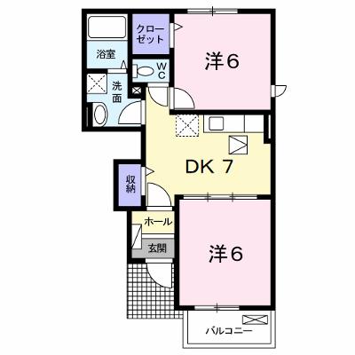 エール湯川Ｂ 105【管理NO：1-016807902-01040】 ★家具家電は申し込み後に搬入しますの物件画像