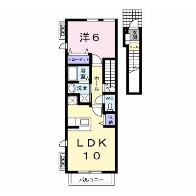 サニーヴィラ　Ａ 205【管理NO：1-016625801-02040】の物件画像