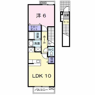 アーバン・フォレストＢ 203【管理NO：1-014527702-02030】 ★家具家電は申し込み後に搬入します 2026年08月上旬入居可能の物件画像