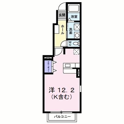 シャン・ド・フルール 101【管理NO：1-014220001-01010】 ★家具家電は申し込み後に搬入します★の物件画像