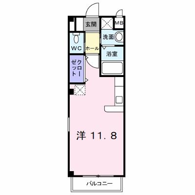 カレント上吉田ⅠＡ 203【管理NO：1-013663901-02030】 ★家具家電は申し込み後に搬入します★の物件画像