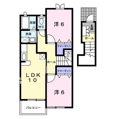チェルシーⅠ 203【管理NO：1-012852101-02030】 ★家具家電は申し込み後に搬入します★の物件画像