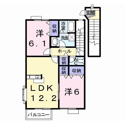 エスポワールハイム　Ｄ 205【管理NO：1-011672501-02040】 ★家具家電は申し込み後に搬入しますの物件画像