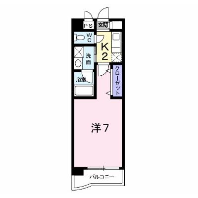 プレンティⅡ 302【管理NO：1-011135801-03020】 ★家具家電は申し込み後に搬入します★の物件画像