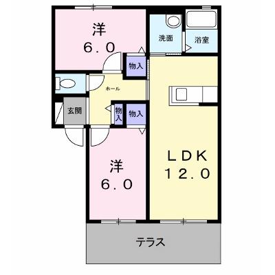 ヴィラ響　Ｂ 101【管理NO：1-099404201-01010】 ★家具家電は申し込み後に搬入します★の物件画像