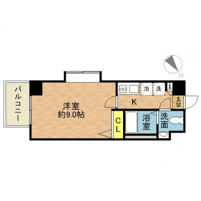 さくらす中洲川端63【呉服町駅近く・温水洗浄便座付】の物件画像