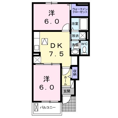 セレーノ洞海Ⅲ 102【管理NO：1-020839601-01020】 ★家具家電は申し込み後に搬入します★の物件画像
