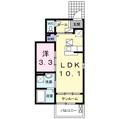 メゾンド・トゥルー 101【管理NO：1-017358901-01010】 ★家具家電は申し込み後に搬入します★の物件画像