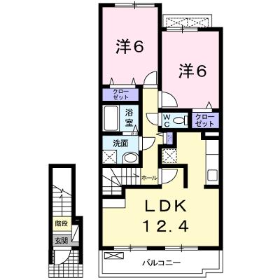 フィオーレ 203【管理NO：1-015946401-02030】 ★家具家電は申し込み後に搬入します★の物件画像