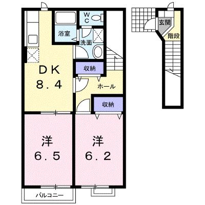 スカイヒルズＢ 202【管理NO：1-009414502-02020】 ★家具家電は申し込み後に搬入します★の物件画像