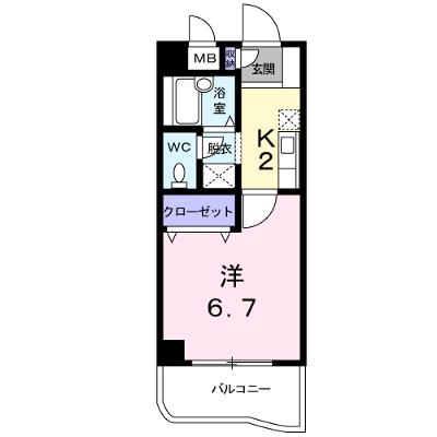カサーレ三ケ森 505【管理NO：1-007508301-05040】 ★家具家電は申し込み後に搬入します★の物件画像
