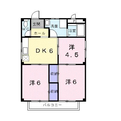 エスポワール萩原 201【管理NO：1-005012001-02010】 ★家具家電は申し込み後に搬入します★の物件画像