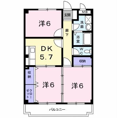 ドミール三ヶ森 203【管理NO：1-004243601-02030】 ★家具家電は申し込み後に搬入します★の物件画像