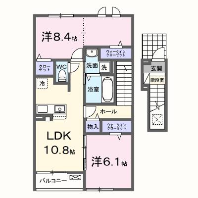 メゾンド・プチ・フルールⅩⅣ 204【管理NO：1-027673103-02040】 ★家具家電は申し込み後に搬入します 2026年07月下旬入居可能の物件画像