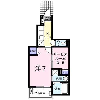 グラース　メゾン 102【管理NO：1-017781601-01020】 ★家具家電は申し込み後に搬入します★の物件画像