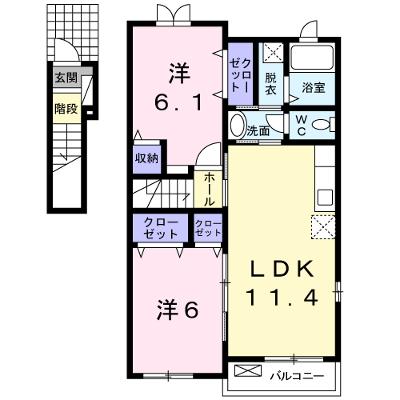 サン・ノーブⅡ木屋瀬 201【管理NO：1-016865702-02010】 ★家具家電は申し込み後に搬入します★の物件画像
