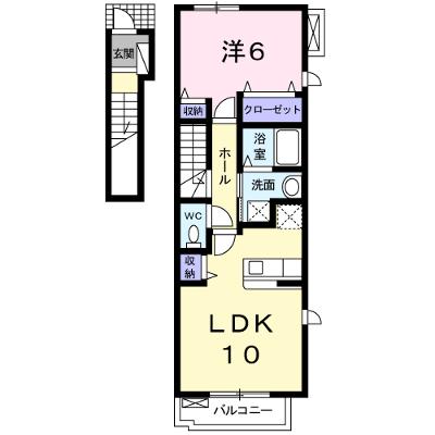サン・フレイムＹＡＢＥⅡ　Ａ 201【管理NO：1-015508001-02010】 ★家具家電は申し込み後に搬入します★の物件画像