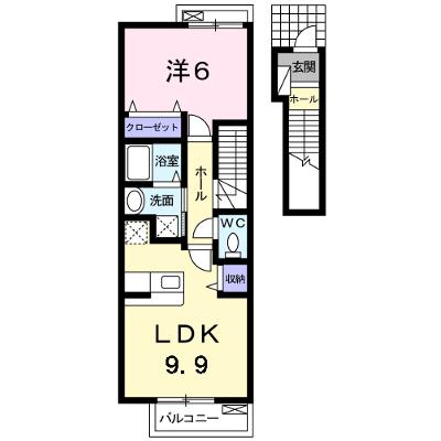 ライフサニー浅川Ｂ 202【管理NO：1-014885002-02020】 ★家具家電は申し込み後に搬入します★の物件画像