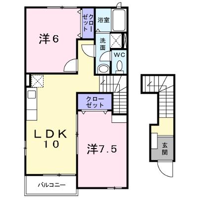 セイバリープレイスＣ 201【管理NO：1-014345503-02010】の物件画像