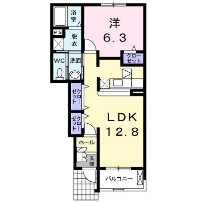 エスペランサ 102【管理NO：1-014098401-01020】 ★家具家電は申し込み後に搬入しますの物件画像