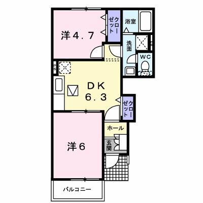 マーベラス・コートＳ　Ｂ 102【管理NO：1-013387002-01020】 ★家具家電は申し込み後に搬入します★の物件画像