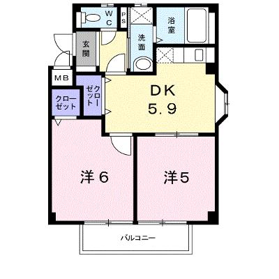 ベルカーサ日吉台 101【管理NO：1-012442301-01010】 ★家具家電は申し込み後に搬入します★の物件画像