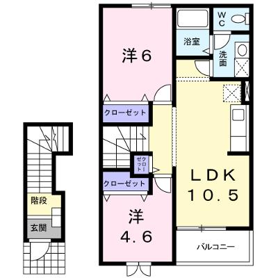 エヴァーグリーンＩ 202【管理NO：1-011706005-02020】 ★家具家電は申し込み後に搬入します★ ★2026年10月中旬入居可能★の物件画像