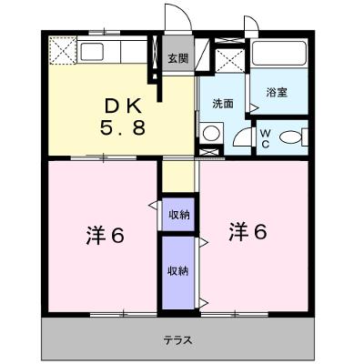 ページ元城 101【管理NO：1-009535101-01010】 ★家具家電は申し込み後に搬入します★ ★2026年10月中旬入居可能★の物件画像