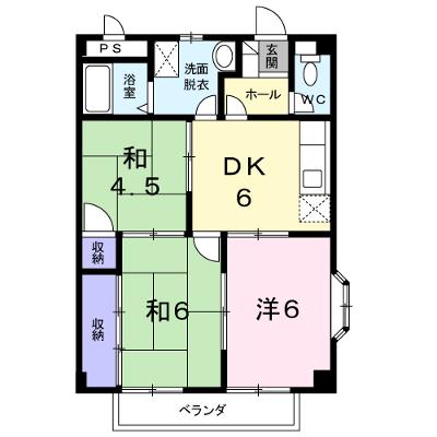 ロイヤル朋Ⅱ 201【管理NO：1-007470201-02010】 ★家具家電は申し込み後に搬入しますの物件画像