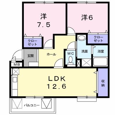 メゾンド本城Ａ 301【管理NO：1-004376501-03010】 ★家具家電は申し込み後に搬入します★の物件画像