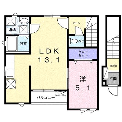 レ　セレニタ 201【管理NO：1-027298301-02010】 ★家具家電は申し込み後に搬入します 2026年08月中旬入居可能の物件画像