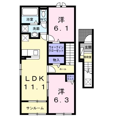 パークサイド 203【管理NO：1-028377801-02030】 ★家具家電は申し込み後に搬入します★ ★2026年11月上旬入居可能★の物件画像