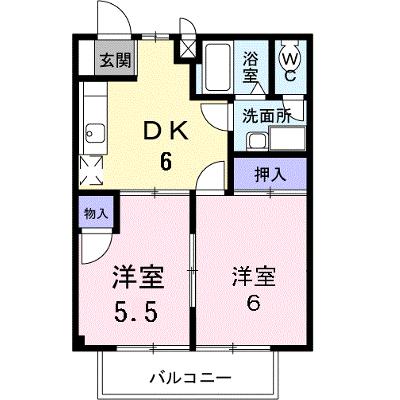 ブルーハイツⅠ 204【管理NO：1-007522501-02040】 ★家具家電は申し込み後に搬入しますの物件画像
