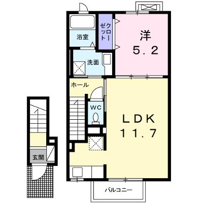 サンリット　Ⅲ 202【管理NO：1-024125001-02020】 ★家具家電は申し込み後に搬入します★の物件画像