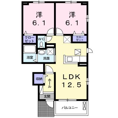 グランドウ－ル　Ⅲ 103【管理NO：1-023800003-01030】 ★家具家電は申し込み後に搬入します★の物件画像