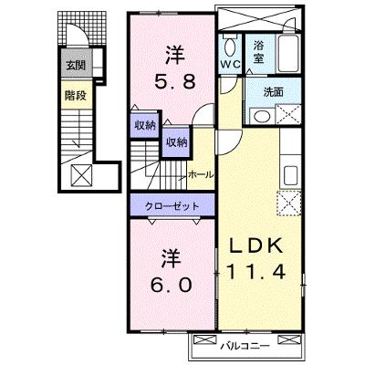 オパール　Ⅰ番館 201【管理NO：1-015873501-02010】 ★家具家電は申し込み後に搬入します★の物件画像
