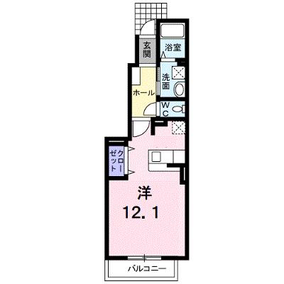 シャン・イリーデＢ 102【管理NO：1-014407402-01020】 ★家具家電は申し込み後に搬入します★の物件画像