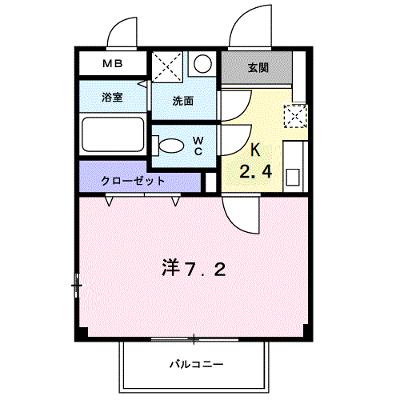 薫風館 104【管理NO：1-013239201-01040】 ★家具家電は申し込み後に搬入します★の物件画像
