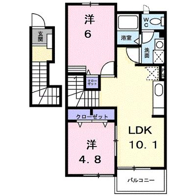 ラパヌイＢ 202【管理NO：1-012522902-02020】 ★家具家電は申し込み後に搬入します★の物件画像