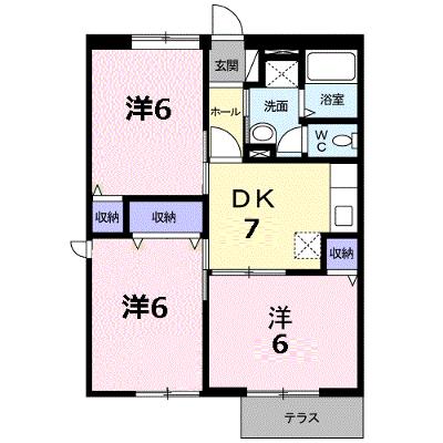パディビレッジ鶴田Ａ 104【管理NO：1-006756001-01040】 ★家具家電は申し込み後に搬入します★の物件画像